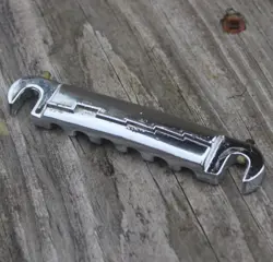 GIBSON 1967 COMPENSATED WRAP AROUND TAILPIECE LIGHTNING BOLT COMP CHROME 1960'S