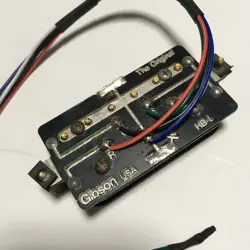 GIBSON HB-L VINTAGE HUMBUCKER PICKUP BRIDGE MADE IN USA