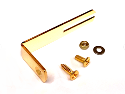 (2 PACK) GOLD FINISH PICKGUARD BRACKET KIT FOR GIBSON LES PAUL® LPB-G