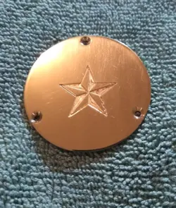 GIBSON/LES PAUL- FALLEN STAR - CUSTOM ENGRAVED ON BRASS AND POLISHED