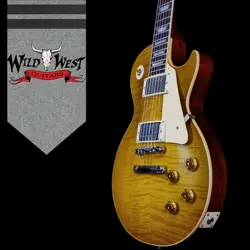 GIBSON CUSTOM SHOP 1959 LES PAUL STANDARD REISSUE VOS GREEN LEMON FADE 8.35 LBS