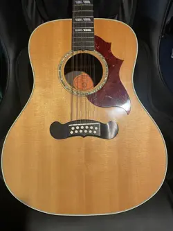 GIBSON 12 STRING SONG WRITER DELUXE CUSTOM ACOUSTIC GUITAR FIGURED BRAZ ROSEWOOD