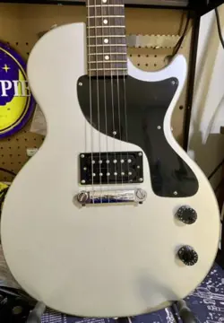 RARE SILVER COLOR EPIPHONE BY GIBSON LES PAUL JUNIOUR