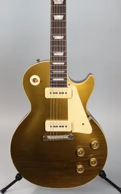 USED 2024 GIBSON CUSTOM '54 LES PAUL STANDARD HEAVY AGED DOUBLE GOLD GOLDTOP