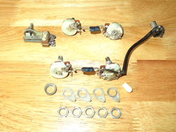 GIBSON 1973 NICKEL ES 335 ELECTRONIC CONTROL POTS HARNESS HARMONY