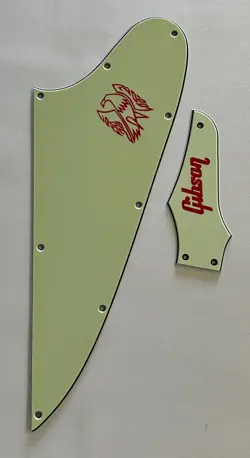 FOR GIBSON FIREBIRD BLANK & TRUSS ROD COVER RED 