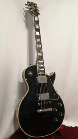 GIBSON LES PAUL CUSTOM NICKEL PARTS 1976 ELECTRIC GUITAR