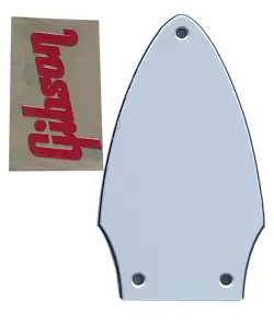 GUITAR PARTS GUITAR PICKGUARD FOR GIBSON FLYING V TRUSS ROD COVER RED DECAL