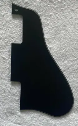 FITS GIBSON ES-335 GUITAR PICKGUARD SCRATCH PLATE SHORT,1 PLY BLACK MATTE