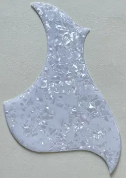 WHITE PEARL PICKGUARD FIT GIBSON L4A STYLE SELF ADHESIVE ACOUSTIC GUITAR PART