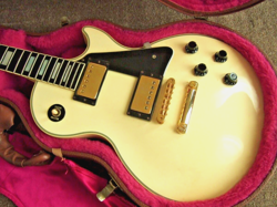 GIBSON LES PAUL CUSTOM 1992 ELECTRIC GUITAR ALPINE WHITE EBONY FINGERBOARD JUNK