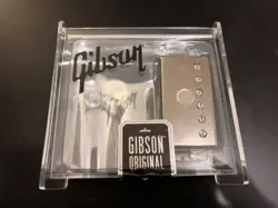 NICKEL GIBSON BURSTBUCKER 3 PICKUP - WAX POTTED- 4-WIRE - OXIDATION ON BACK