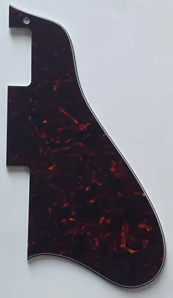 FOR FIT GIBSON ES-335 LONG STYLE GUITAR PICKGUARD 4 PLY BROWN TORTOISE