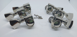 GROVER NICKEL KEYSTONE BUTTON ROTOMATIC TUNERS W/ METAL BUTTONS GIBSON EPIPHONE