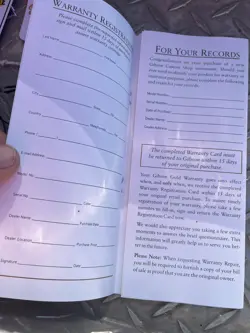 RE-ISSUE WARRANTY