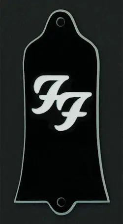 GUITAR TRUSS ROD COVER - ENGRAVED ETCHED - FITS GIBSON - FOO FIGHTERS DAVE GROHL