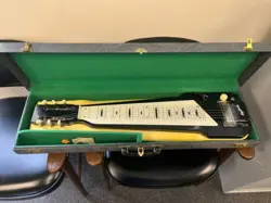 VINTAGE HARMONY LAP STEEL WITH GIBSON P13 PICKUP AND CASE