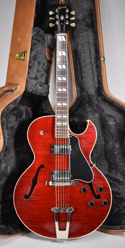 2001 GIBSON ES-175 WINE RED FINISH W/OHSC.