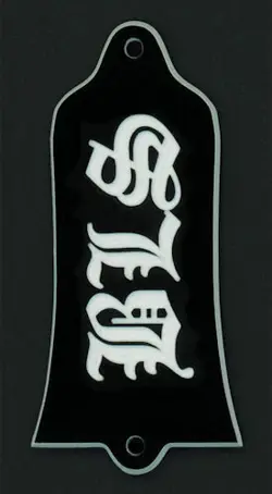 GUITAR TRUSS ROD COVER - ENGRAVED ETCHED - FITS USA GIBSON - ZAKK WYLDE BLS