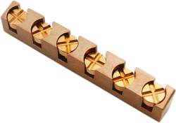 43MM GUITAR ADJUSTABLE BRASS NUT - HEIGHT BELL NUT COMPATIBLE WITH GIBSON LES PA