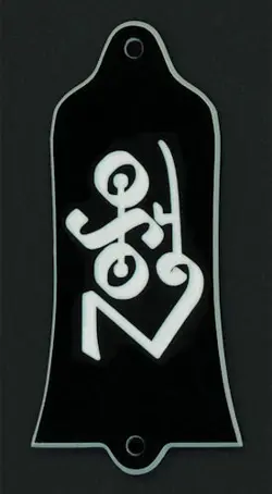 GUITAR TRUSS ROD COVER - ENGRAVED ETCHED - FITS USA GIBSON - JIMMY PAGE ZOSO