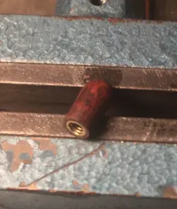 KNOB W/ BRASS