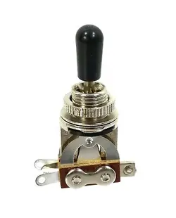 CHROME GIBSON(TM)-STYLE 3-WAY SWITCH -PICKUP SELECTOR FOR ELECTRIC GUITAR