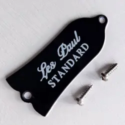 CUSTOM ENGRAVED 2 PLY BLACK TRUSS ROD COVER PLATE FOR GIBSON GUITAR PARTS