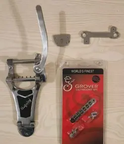 BIBGSY GIBSON GROVER VIBROMATE LOT LES PAUL