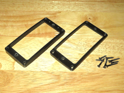 GIBSON 1979 BLACK M8 HUMBUCKER PICKUP RINGS