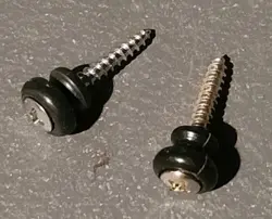 VINTAGE 1960S GIBSON MELODY MAKER BLACK STRAP BUTTONS W/SCREWS