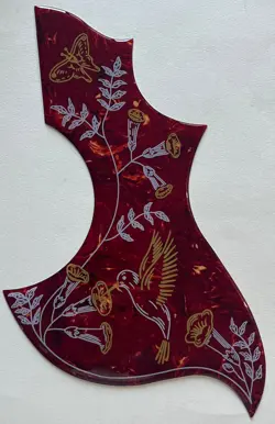 RED PICKGUARD FIT