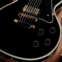GIBSON LES PAUL CUSTOM EBONY 2001 SAFE DELIVERY FROM JAPAN