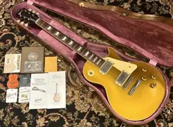 GIBSON CUSTOM SHOP TRUE HISTORIC 1957 LES PAUL GOLD TOP REISSUE TOM MURPHY AGED