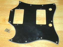GIBSON 2003 USA BLACK 5 PLY SG LEFT HANDED PICKGUARD