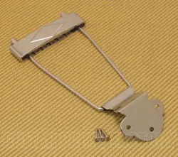 T120N NICKEL DIAMOND TRAPEZE TAILPIECE FOR GIBSON  L-50, L48, ES-125, ES-330