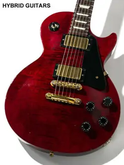 GIBSON LES PAUL STUDIO FIGURED  GOLD HARDWARE WINE RED 2004