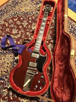 ELECTRIC GUITAR GIBSON SG 1961 CHERRY RED 2019 REISSUE WITH ACCESSORIES