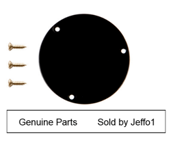GIBSON® SWITCH COVER PLATE WITH SCREWS BLACK GENUINE NEW 