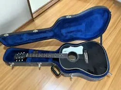 ACOUSTIC GUITAR GIBSON 1960S J-45 EB EBONY BLACK 2010S WITH HARD CASE
