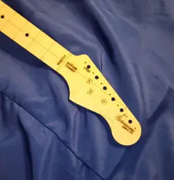SHORT SCALE GUITAR NECK TEMPLATE STRAT CONVERSION TO GIBSON 24.75