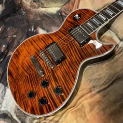 2022 GIBSON CUSTOM SHOP M2M SIBERIAN TIGER LES PAUL CUSTOM F FIGURED FLAMED FIRE