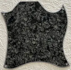 NEW GREAT-FOR GIBSON SG BLANK FULL FACE STYLE GUITAR PICKGUARD 4 PLY BLACK PEARL