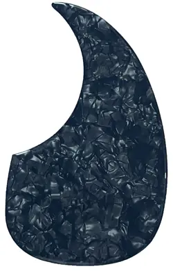 FOR GIBSON HERITAGE ACOUSTIC GUITAR SELF-ADHESIVE PICKGUARD CRYSTAL BLACK PEARL