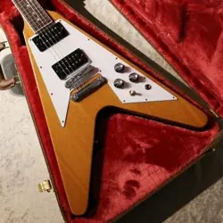GIBSON 70S FLYING V ~ANTRIQUE NATURAL~ #220230083 3.34KG #GGELZ