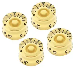CREAM SPEED KNOBS COMPATIBLE WITH GIBSON LES PAUL SG ELECTRIC GUITAR (SET OF ...