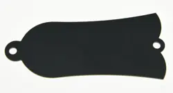 BLACK METAL BLANK TRUSS ROD COVER 2 HOLE FITS GIBSON STYLE LES PAUL