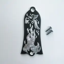 HANDMADE PHOENIX NIRVANA ALUMINUM TRUSS ROD COVER FIT GIBSON GUITAR GIB-AB33