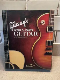 GIBSON'S LEARN & MASTER GUITAR LEGACY STEVE KRENZ LESSON BOOK 20 DVD'S 5 CD'S