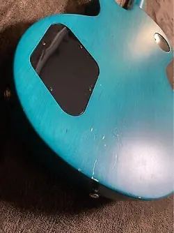 GIBSON LES PAUL STUDIO RAW POWER AQUAMARINE 2009